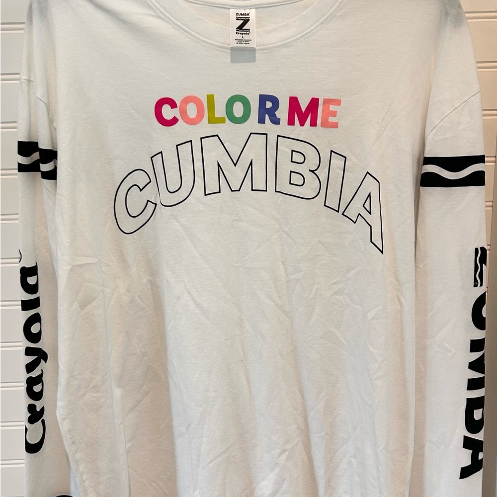 Zumba Crayola long sleeve T shirt